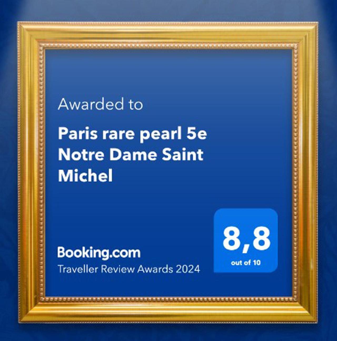 Paris Rare Pearl 5E Notre Dame Saint Michel Apartment Bagian luar foto